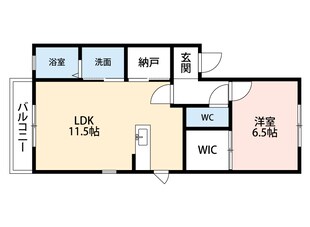 クレイドル上野Cの物件間取画像